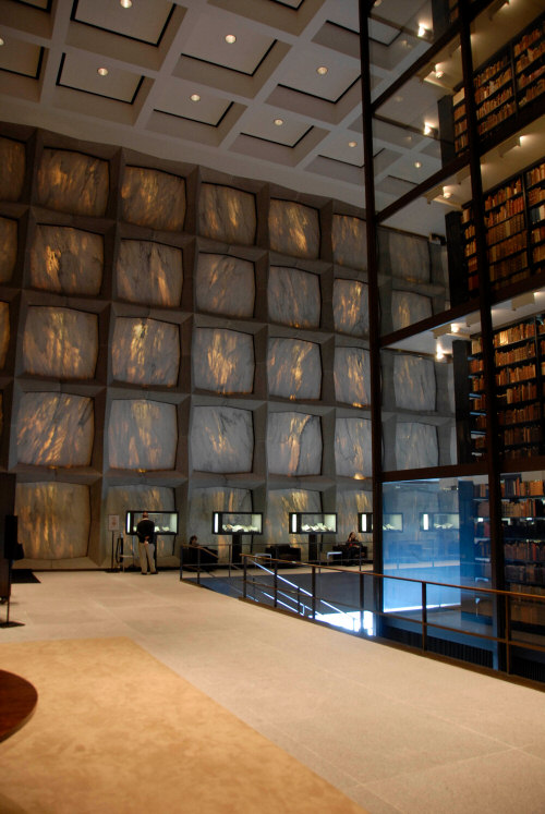 "Marble Cube," Yale's Beinecke Rare Books and Manuscripts Library
