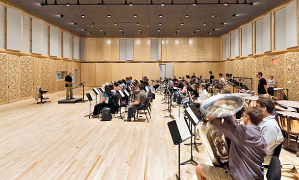 Inside Julliard Rehearsal Classroom