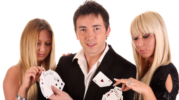 antticipation and card tricks magician
