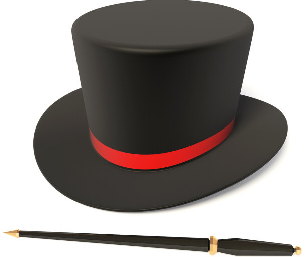 magic hat charm magicians' tools magician magic tricks
