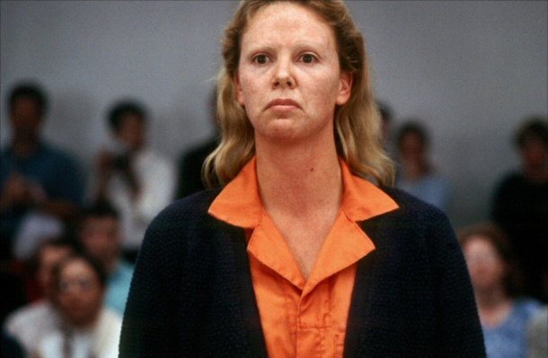 Charlize Theron Playing Female Serial Killer Aileen Wuornos Who Went on a Killing Spree Posing as a Prostitute at Various Truck Stops