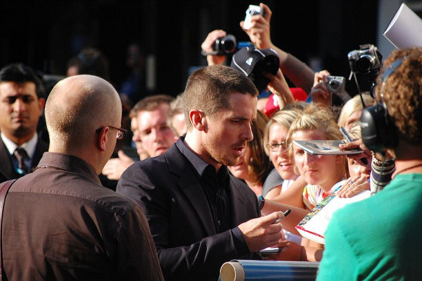 Christian Bale at 'The Dark Knight' Premiere