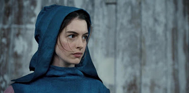 Anne Hathaway in Costume for 'Les Miserables'