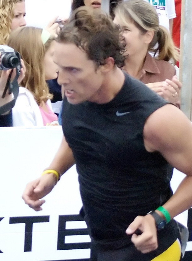 Matthew McConaughey Running Marathon