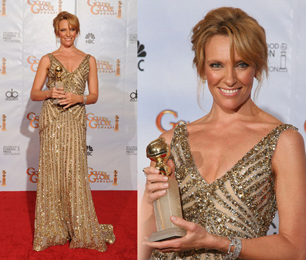 Toni Collette at the 2010 Golden Globe Awards
