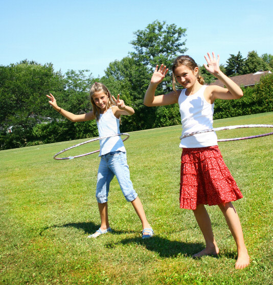 Kids Hula Hooping