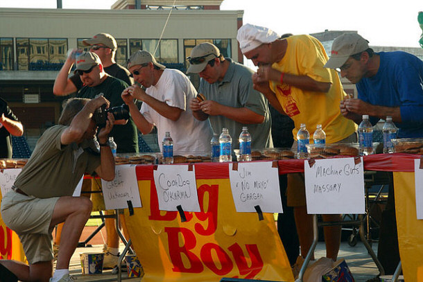 Photo from the Burger Festival in Akron, Ohio