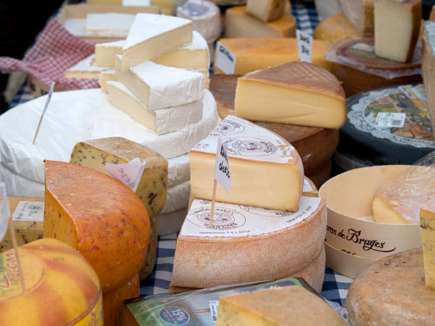 variety of cheese