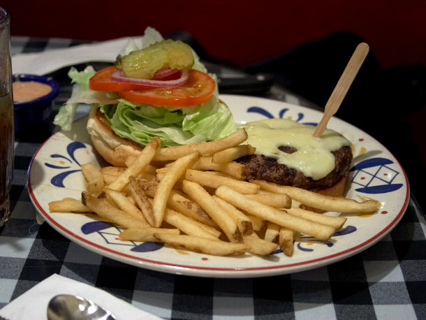 Hamburger and Fries