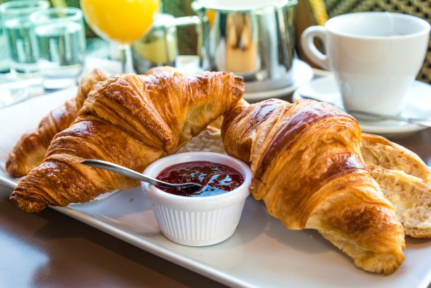 You cannot have a list of top 10 French foods without including the ever popular croissant.