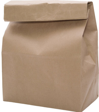 mushroom storage in brown paper bag in refrigerator