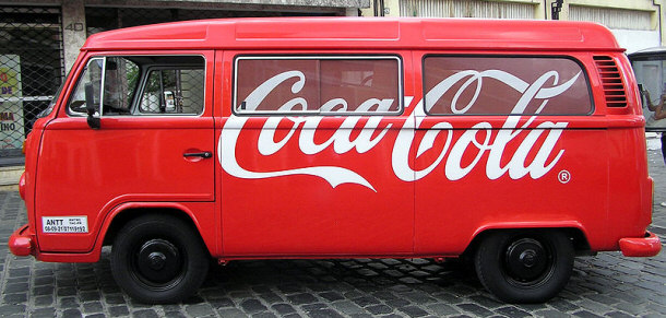 Coca-Cola van