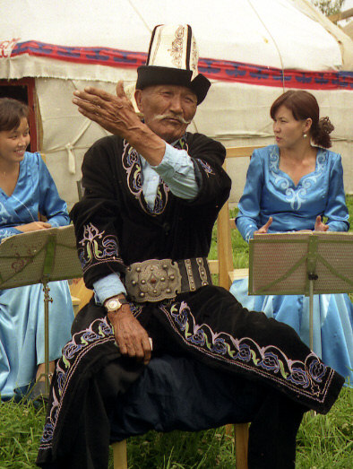 Kyrgyzstan the Traditional Storyteller is Called a "Manaschi"