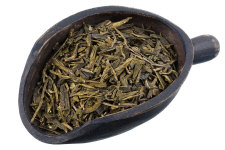 Scoop of Loose Leaf Green Tea