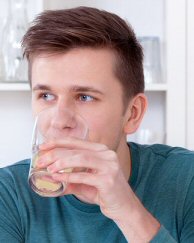 Man Drinking Urine