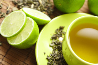 Limes With Green Tea