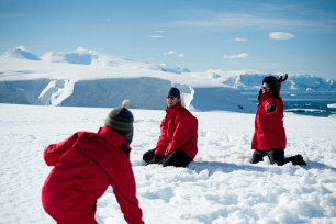 Snow in Antartica is amazing