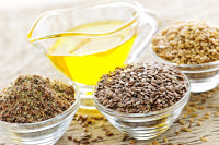 Flaxseeds and linseed oil