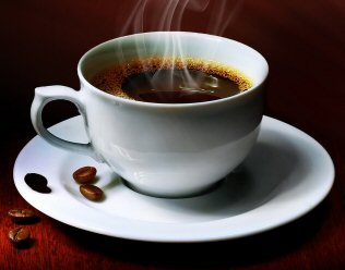 a cup of coffee