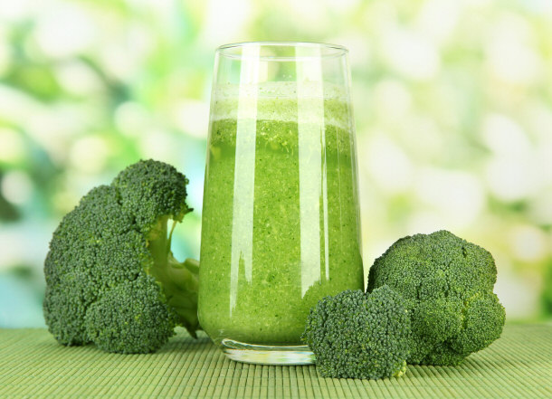 Glass of Broccoli Juice