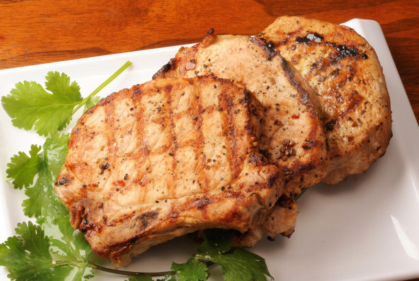 roasted pork chops