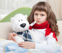 Child with fever
