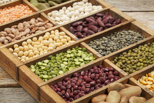 assorted beans and legumes