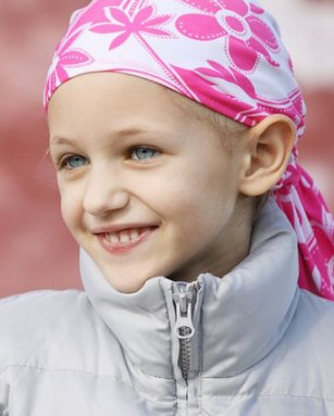 Smiling Kid with Cancer