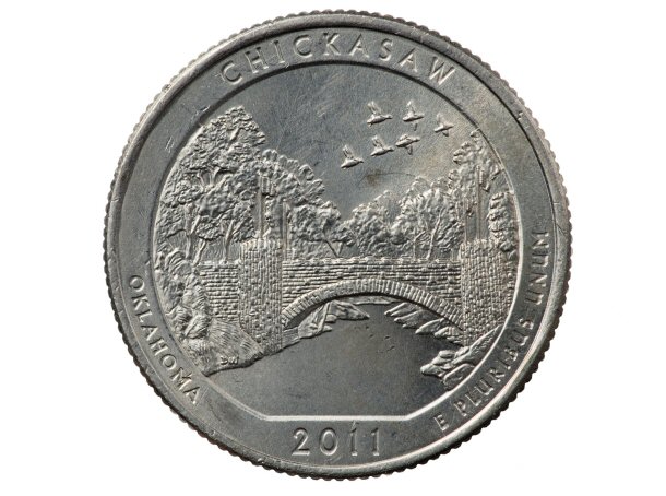However, various commemorative coins released during the years may be unique but they are not considered rare, just like this Chickasaw Oklahoma coin.