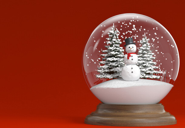 christmas snowglobe