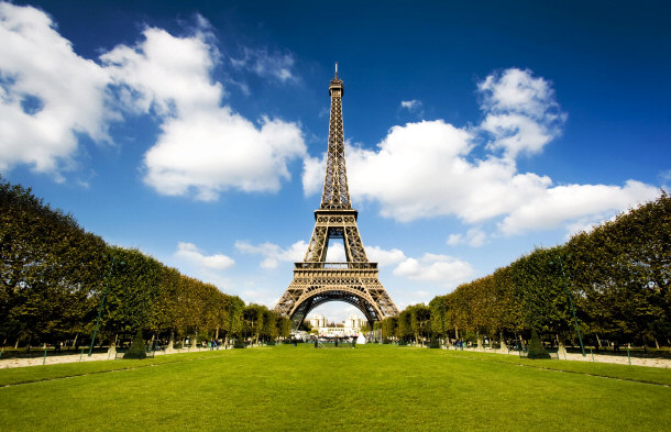 Eiffel Tower Wide Lens