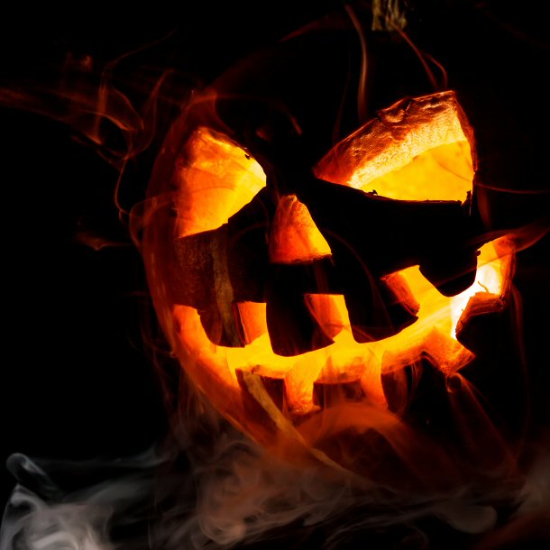 Jack-O-Laterns are a symbol of Halloween. 