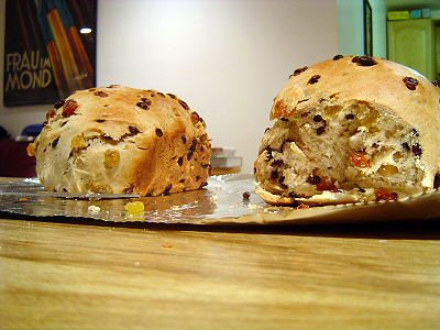 With a consistency somewhere between traditional bread and a dense, moist cake, barmbrack bread was the first true Halloween treat.