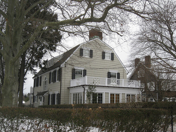 Amityville House During Winter
