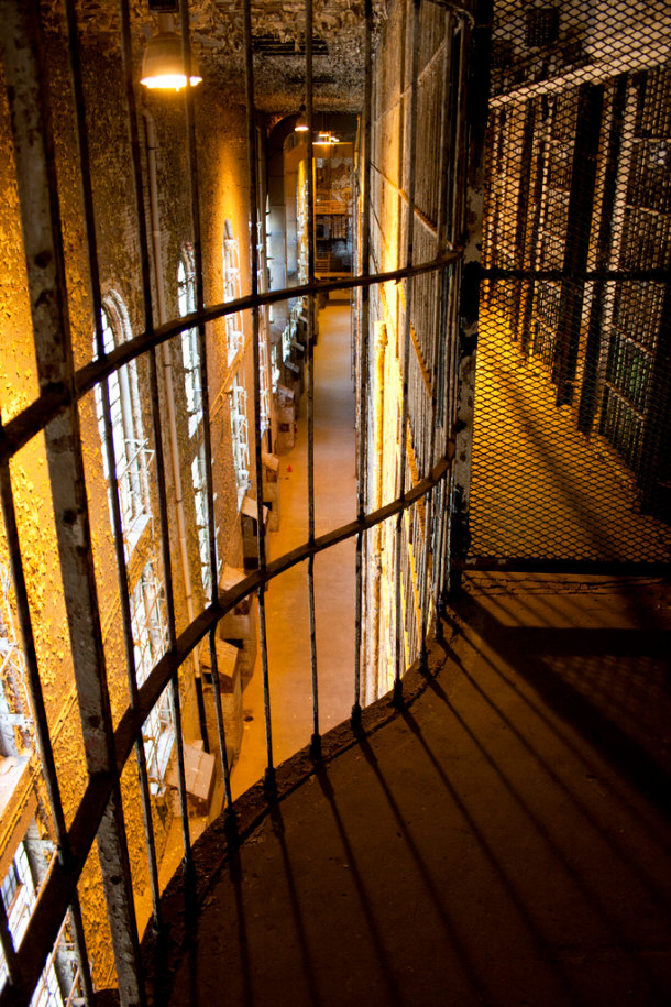 Creepy abandoned jail cells