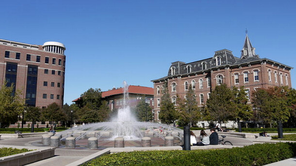 The Purdue Union Fountain