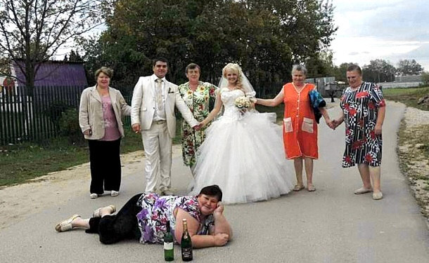 Russian Wedding and Blocking Bridal Path