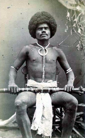 Fiji Mountain Warrior from the 1870s