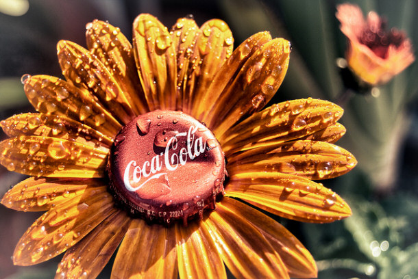 Coca-Cola fertilizer for flowers