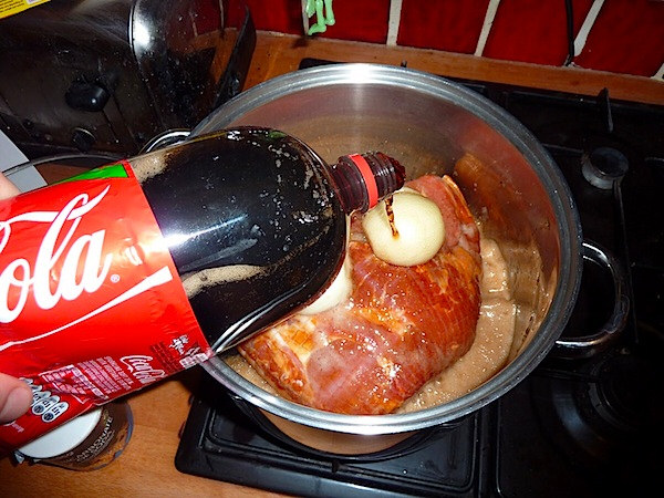 Cook with coca cola