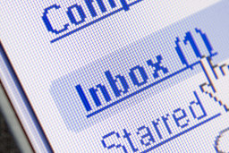 emails in an inbox