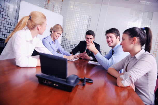 Business People having meeting