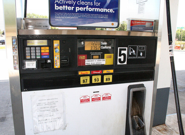 point of sale gas pump