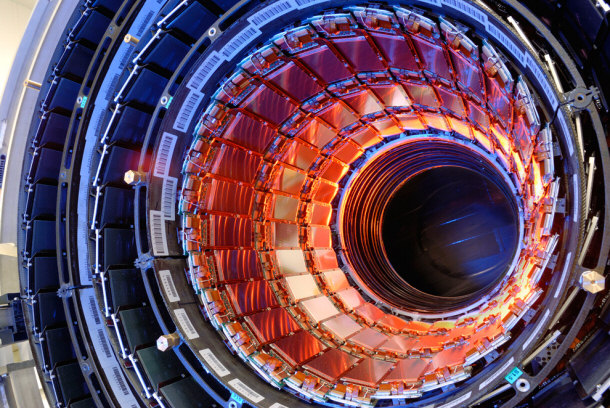 Large Hadron Collider's Compact Muon Solenoid Used for Looking for new Matter