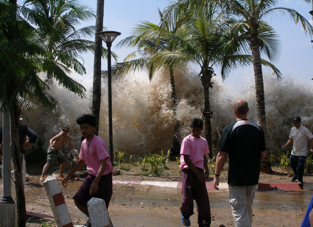 2004 Tsunami in Ao Nang, Thailand