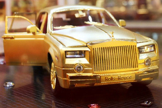 Rolls Royce Phantom Solid Gold