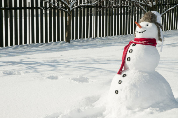 Happy snowman