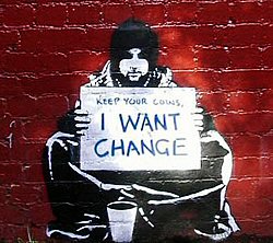Banksy, I Want Change