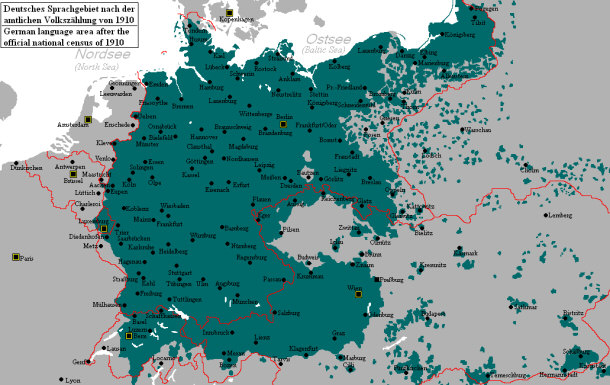 German Language in 1910