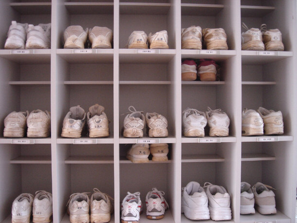 Japanese Shoe Cubbies